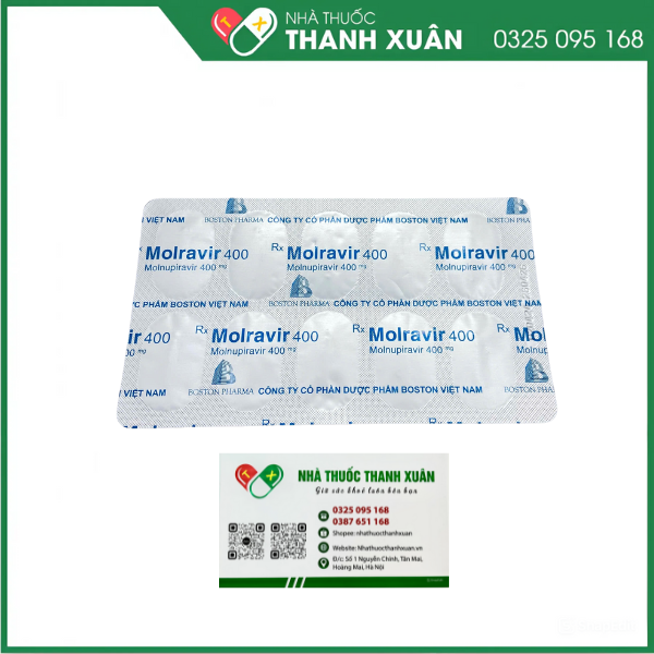 Thuốc Molravir 400 điều trị COVID-19